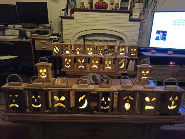 Lanternes d'halloween